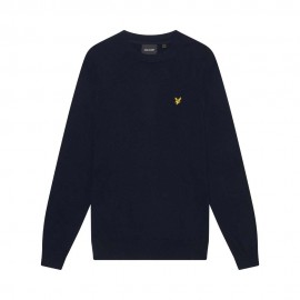 Lyle & Scott Maglia Maniche Lunghe Girocollo Blu Uomo