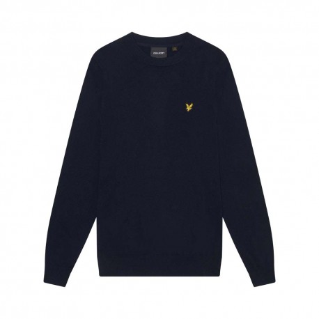 Lyle & Scott Maglia Maniche Lunghe Girocollo Blu Uomo S