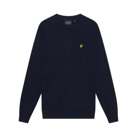 Lyle & Scott Maglia Maniche Lunghe Girocollo Blu Uomo