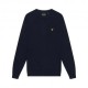Lyle & Scott Maglia Maniche Lunghe Girocollo Blu Uomo