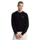 Lyle & Scott Maglia Maniche Lunghe Girocollo Nero Uomo