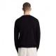 Lyle & Scott Maglia Maniche Lunghe Girocollo Nero Uomo