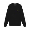 Lyle & Scott Maglia Maniche Lunghe Girocollo Nero Uomo