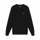 Lyle & Scott Maglia Maniche Lunghe Girocollo Nero Uomo