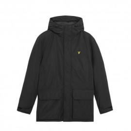 Lyle & Scott Parka Logo Nero Uomo