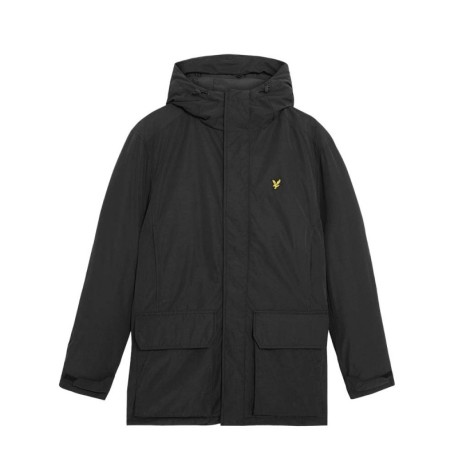 Lyle Scott Parka Logo Nero Uomo Acquista online su Sportland