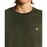 Lyle & Scott T-Shirt Logo Mm Verde Uomo