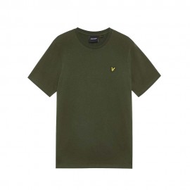 Lyle & Scott T-Shirt Logo Mm Verde Uomo