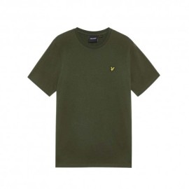 Lyle & Scott T-Shirt Logo Mm Verde Uomo