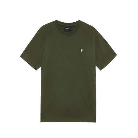 Lyle & Scott T-Shirt Logo Mm Verde Uomo