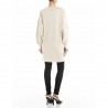 Replay Abito In Maglia Maniche Lunghe Girocollo Burro Donna