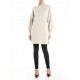 Replay Abito In Maglia Maniche Lunghe Girocollo Burro Donna