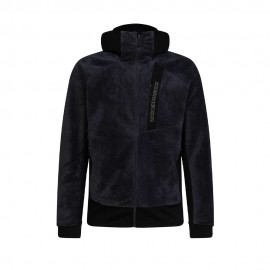 Rock Experience Felpa In Pile Blizzard Tech Hoodie Nero Uomo