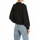 Replay Felpa Con Cappuccio Nero Donna