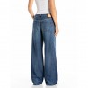 Replay Jeans Baggy Fit Narja Blu Scuro  Donna