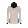Rock Experience Felpa In Pile Blizzard Tech Hoodie Chateau Gray Donna