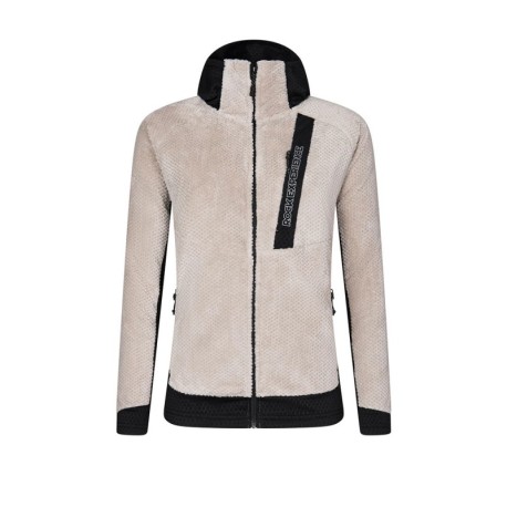 Rock Experience Felpa In Pile Blizzard Tech Hoodie Chateau Gray Donna