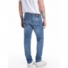 Replay Jeans Grover Elasticizzato Lung 32 Blu Chiaro Uomo