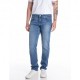 Replay Jeans Grover Elasticizzato Lung 32 Blu Chiaro Uomo