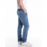 Replay Jeans Grover Elasticizzato Lung 32 Blu Chiaro Uomo