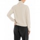 Replay Maglia Maniche Lunghe Collo Sciarpa Burro Donna