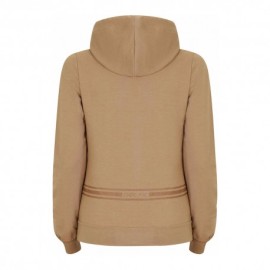 Get Fit Felpa Con Cerniera Con Cappuccio Avorio Donna