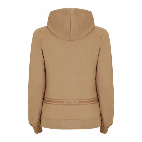 Get Fit Felpa Con Cerniera Con Cappuccio Avorio Donna