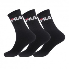Fila Calza Street Unisex Tris Pack Nero Uomo