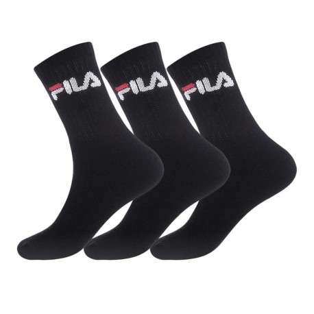 Fila Calza Street Unisex Tris Pack Nero Uomo