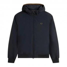 Fred Perry Giacca Hoodedu Brentham Nero Uomo