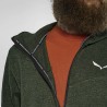 Salewa Felpa In Pile Rocca Hd Dark Olive Uomo