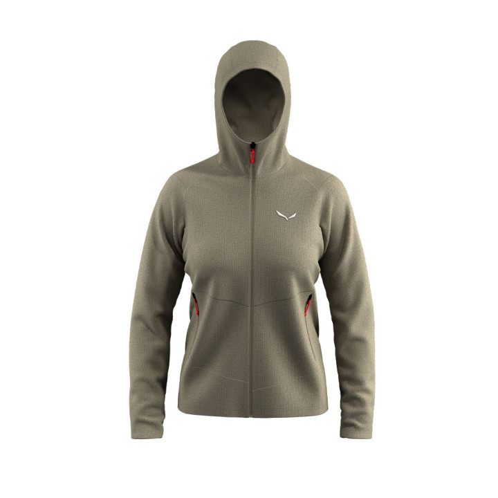 Salewa Felpa In Pile Puez Rocca Hd Quicksand Donna