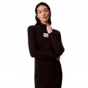 Calvin Klein Abito Rib Nero Donna