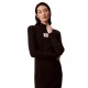 Calvin Klein Abito Rib Nero Donna