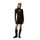 Calvin Klein Abito Rib Nero Donna