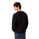 Calvin Klein Maglia Maniche Lunghe Girocollo Embossed Logo Blu Uomo