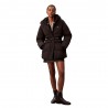 Calvin Klein Piumino Belted Midweight Puffer Nero Donna