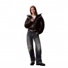 Calvin Klein Piumino Puffer Shine Nero Donna