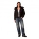 Calvin Klein Piumino Logo Shortss Puffer Nero Donna
