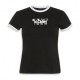 Calvin Klein T-Shirt Bordino Nero Donna