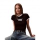 Calvin Klein T-Shirt Bordino Nero Donna