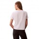 Calvin Klein T-Shirt Logo Bianco Donna