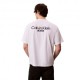 Calvin Klein T-Shirt Logo Bianco Uomo