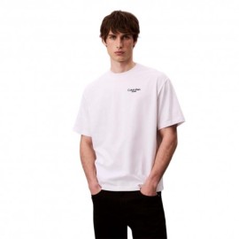 Calvin Klein T-Shirt Logo Bianco Uomo