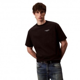 Calvin Klein T-Shirt Logo Nero Uomo