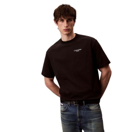 Calvin Klein T-Shirt Logo Nero Uomo