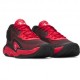 Under Armour Spawn 7 Mid Rosso Nero - Scarpe Basket Uomo