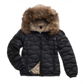 Blauer Piumino Ondina Pelo Aldie Nero Donna