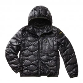 Blauer Piumino Ondina Pelo Wavefur Nero Uomo