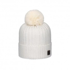 Jail Jam Berretto Lurex Rib Bianco Donna